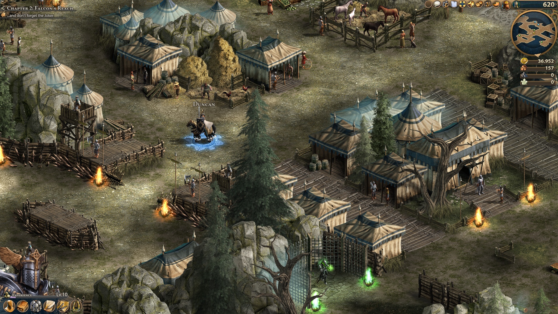 Внутри города Might & Magic Heroes Online