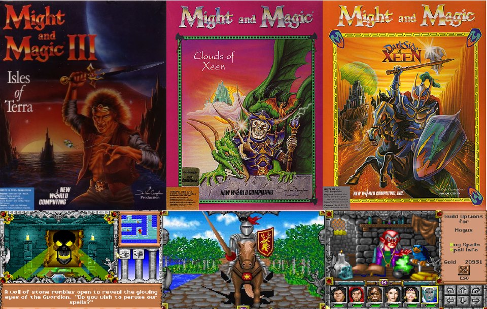 Обложки игр Might & Magic&nbsp;