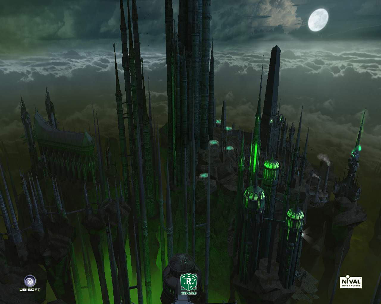 Necropolis - замок некромантов с высоты. 
Раздел посвященный Heroes 5 -  тут