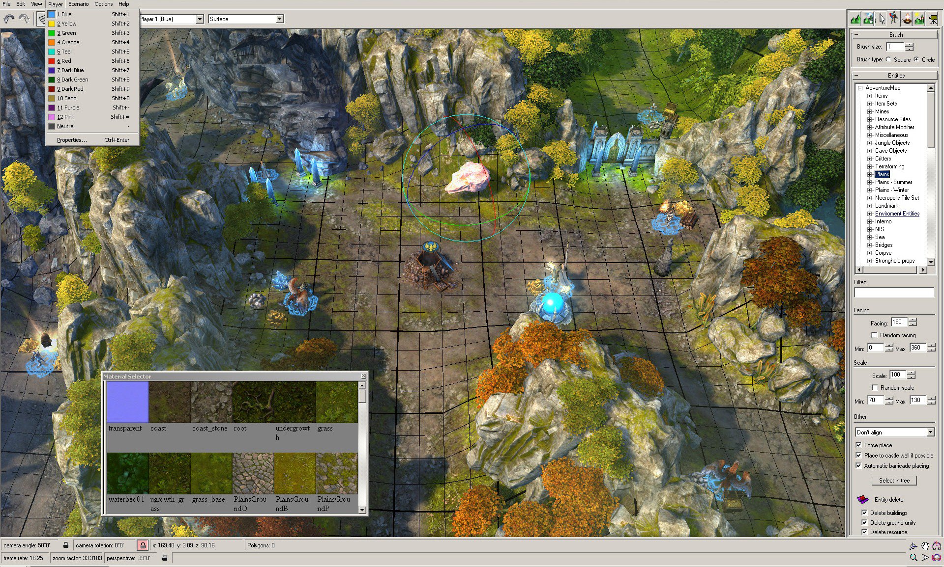 Меч и Магия: Герои 6 - Might and Magic: Heroes VI  Скриншот редактора карт, который будет доступен после релиза игры.